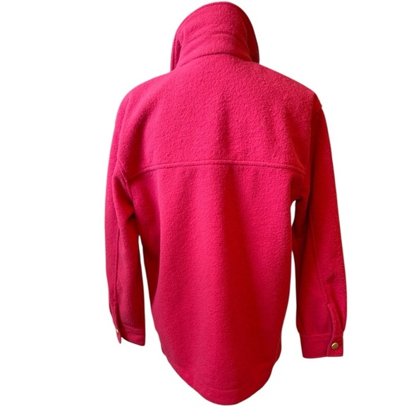 JOIE Hot Pink Shackett with Gold Buttone - Picture 10 of 11